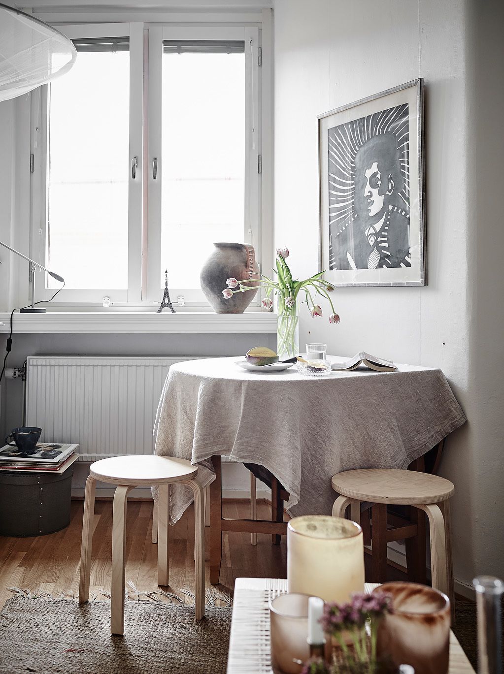 Jos makuuhuoneelle ei ole erillistä tilaa 